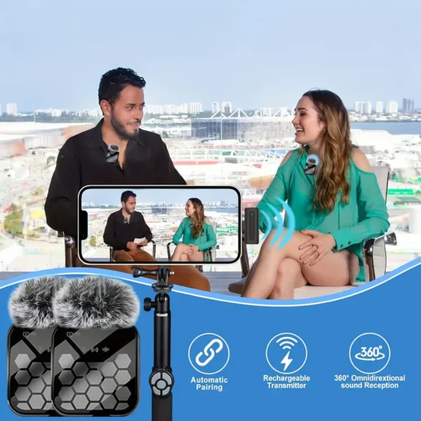 Singe Wireless Microphone Type C and Iphone Interface - Image 3